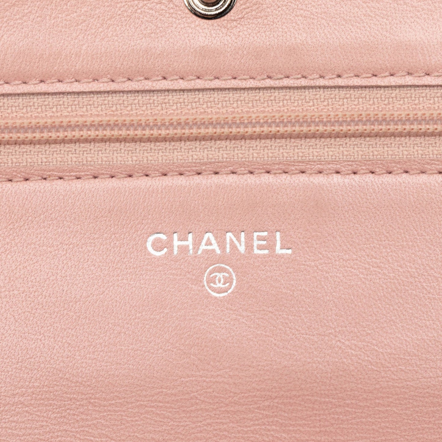 Chanel CC Caviar Wallet On Chain