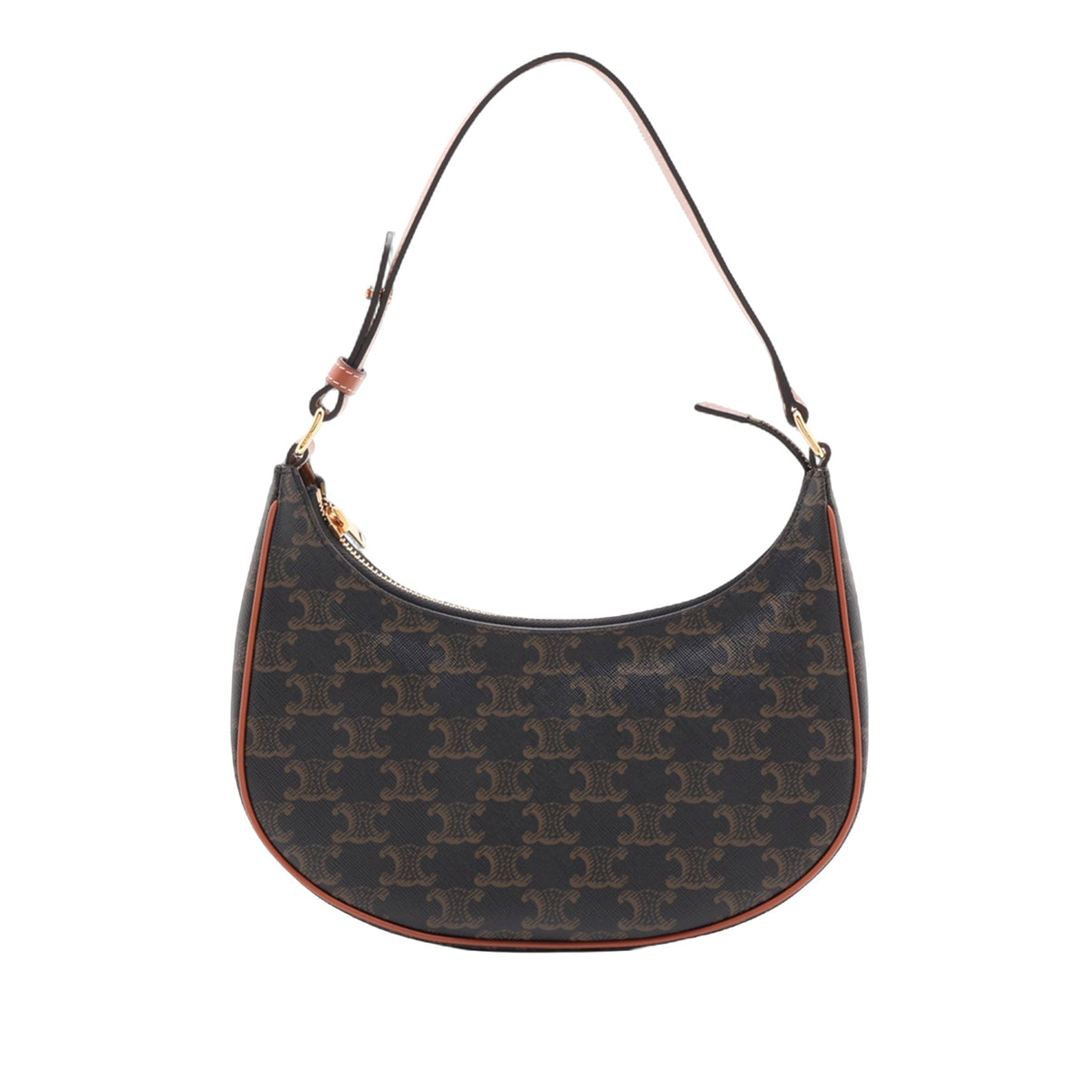 Celine Medium Triomphe Coated Canvas Ava Shoulder Bag