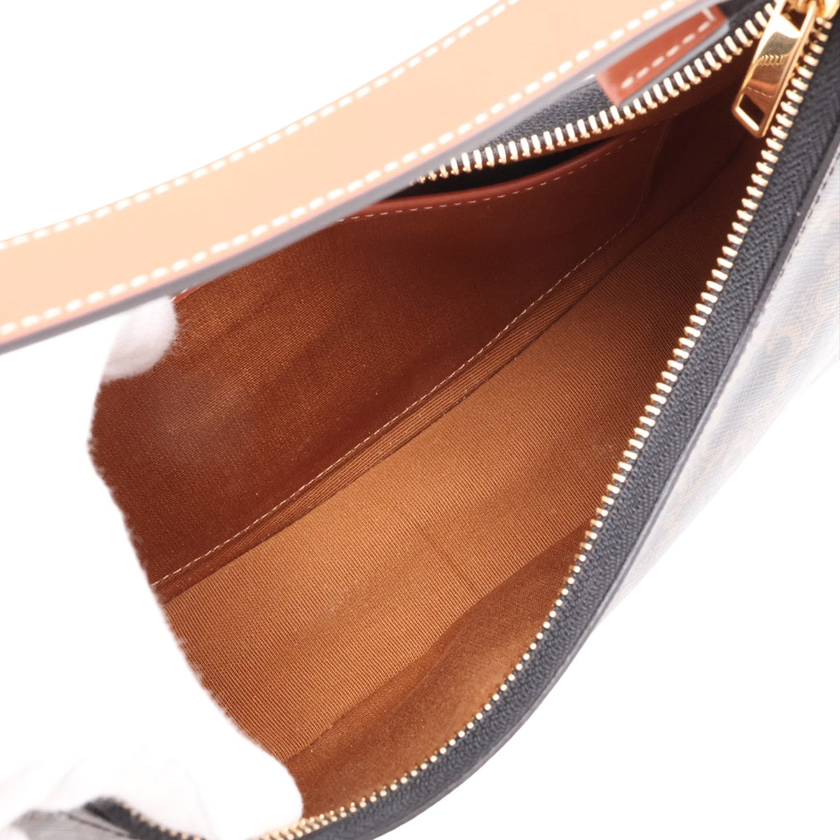 Celine Medium Triomphe Coated Canvas Ava Shoulder Bag