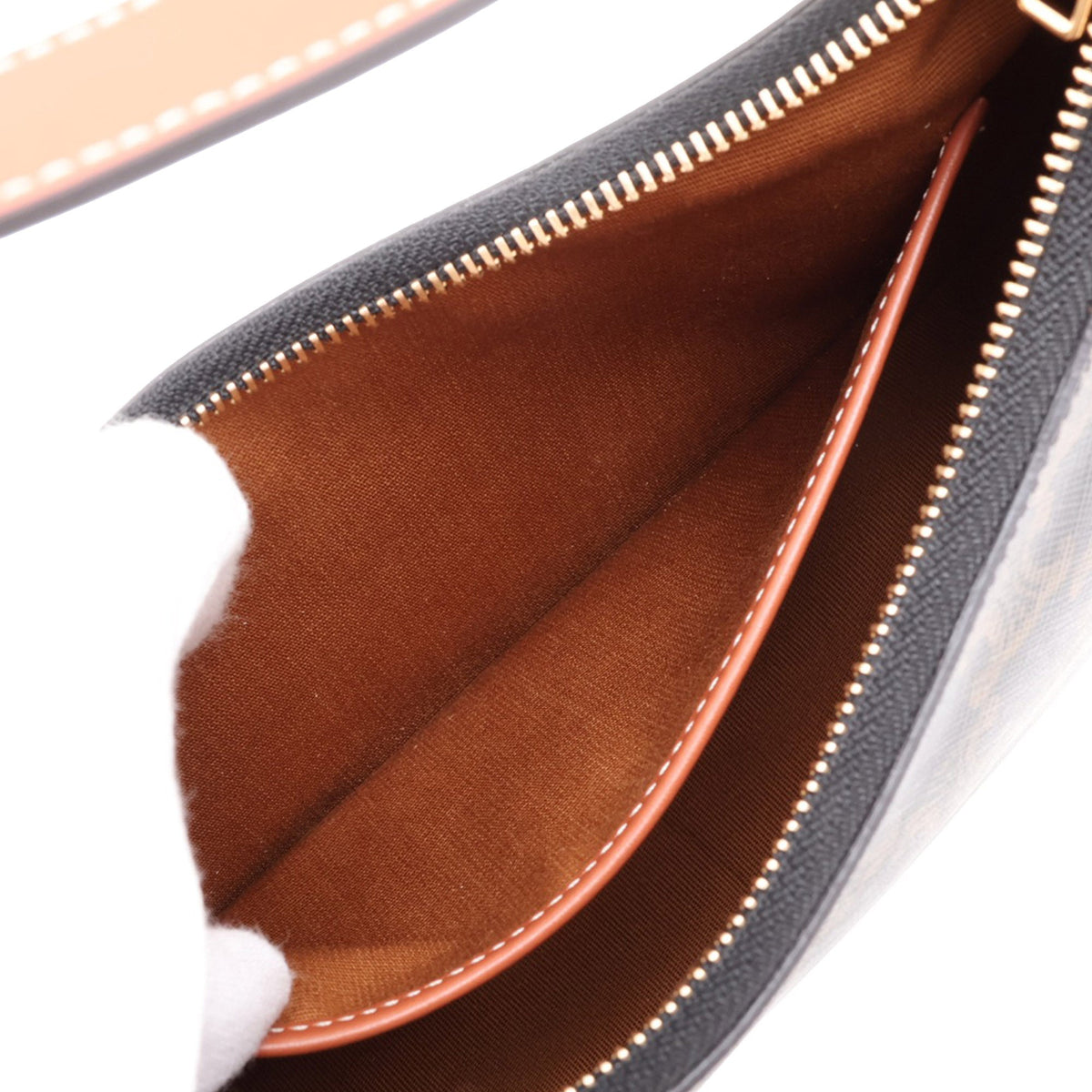 Celine Medium Triomphe Coated Canvas Ava Shoulder Bag