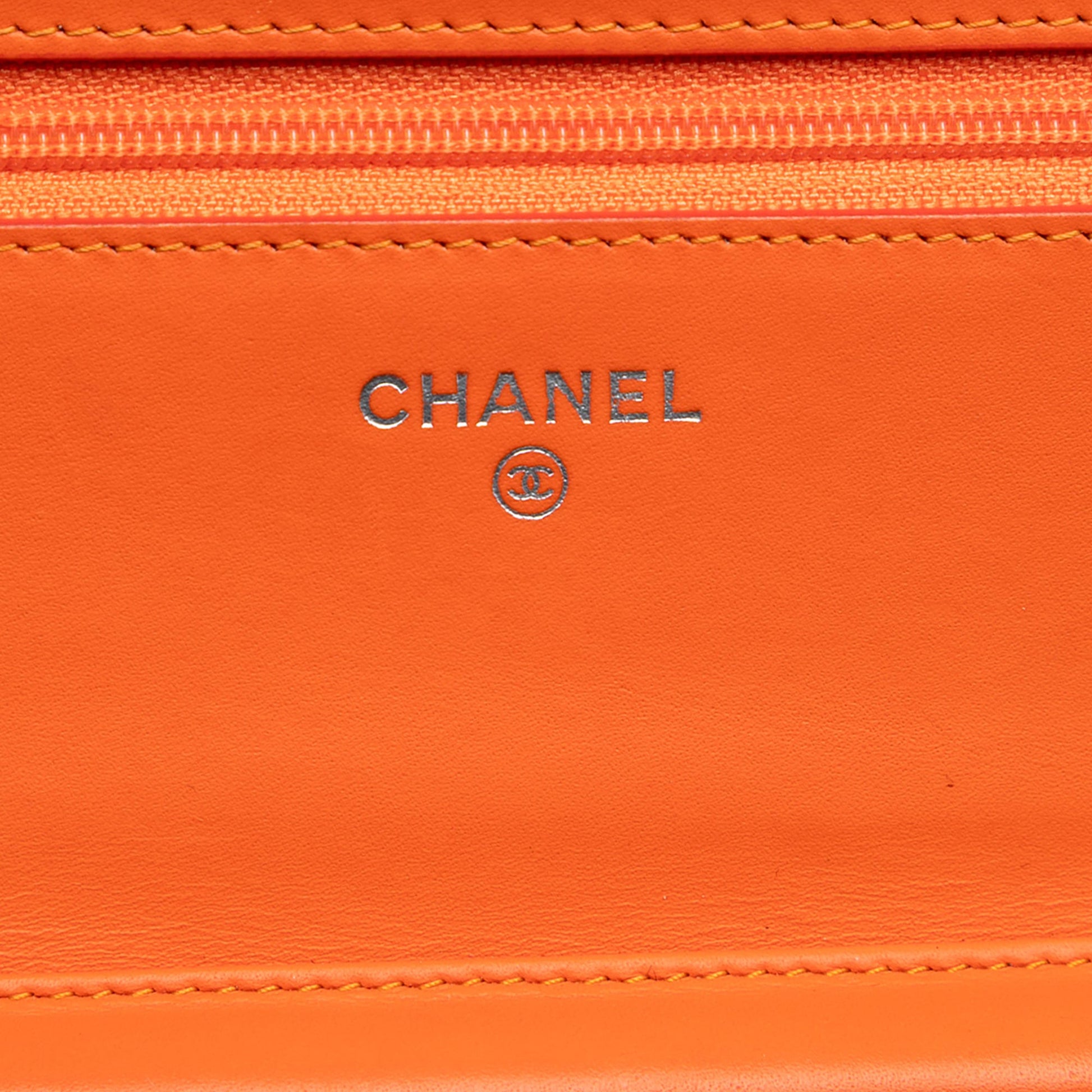 Chanel Paris Dallas CC Quilted Patent Goatskin Wallet on Chain