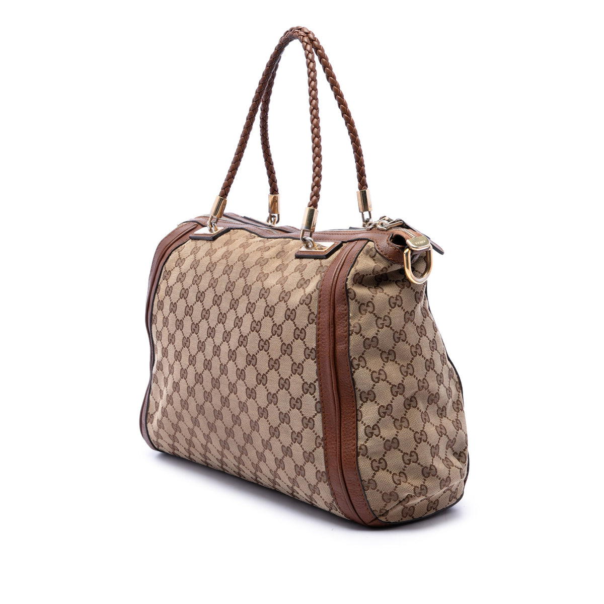 Gucci GG Canvas Bella Convertible Tote — Beige
