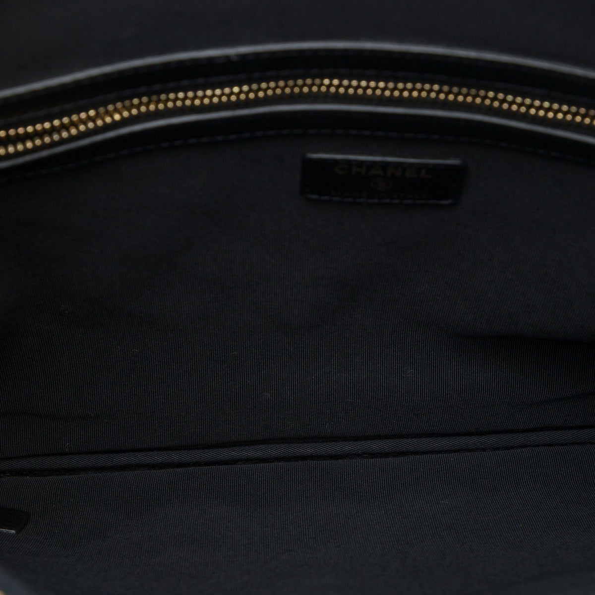 Chanel Large Quilted Lambskin O Case Clutch