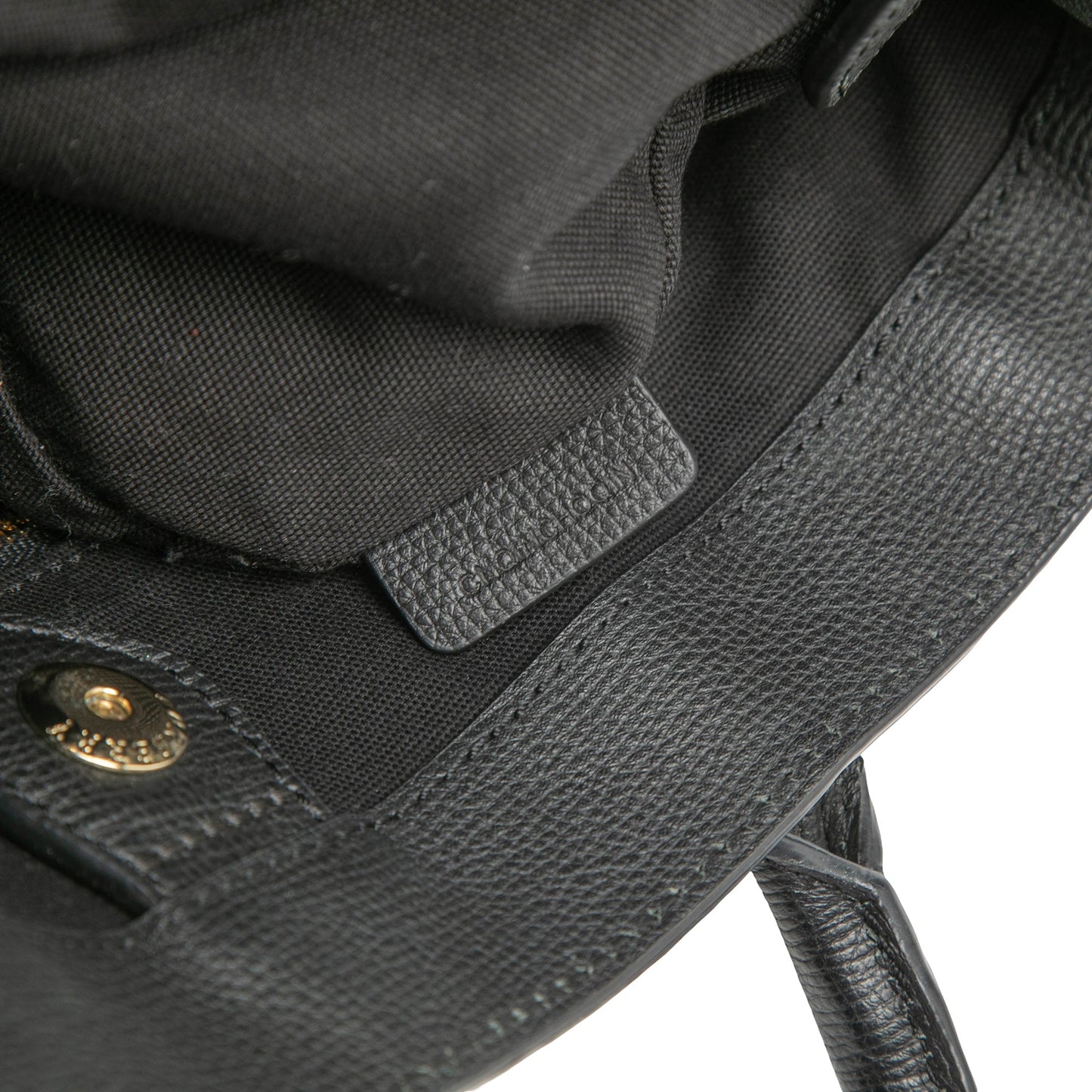 Medium Leather and House Check Banner Satchel