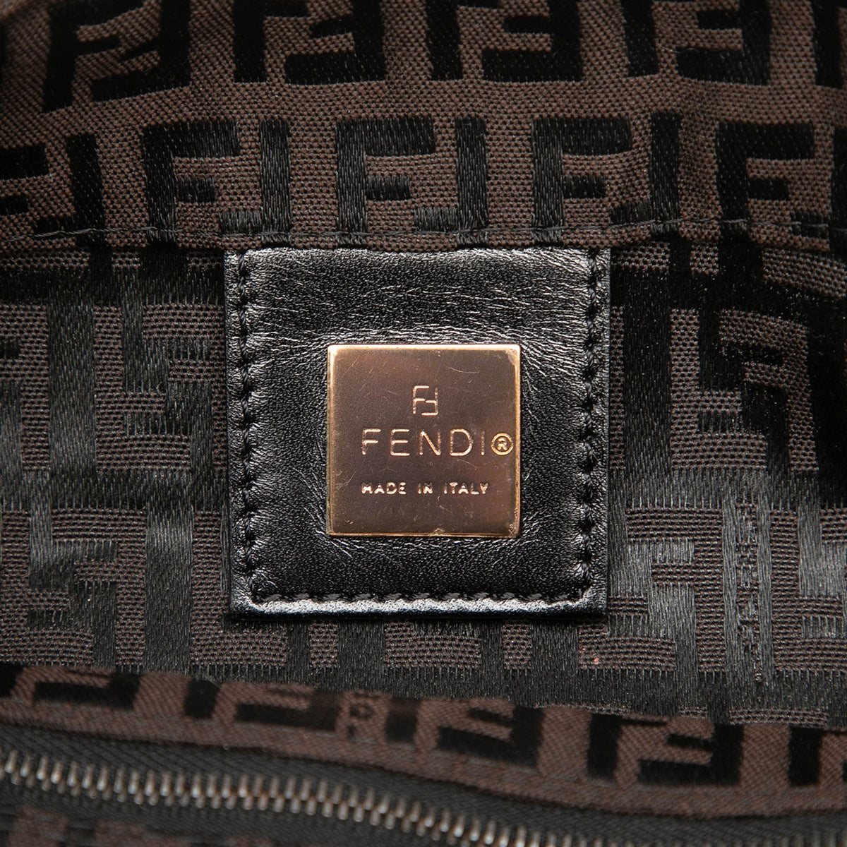 Fendi Zucchino Canvas Tote