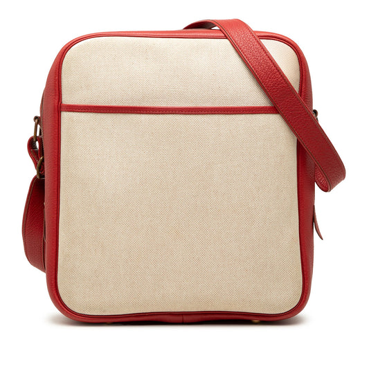 Hermès Toile and Clemence Victoria Messenger Bag