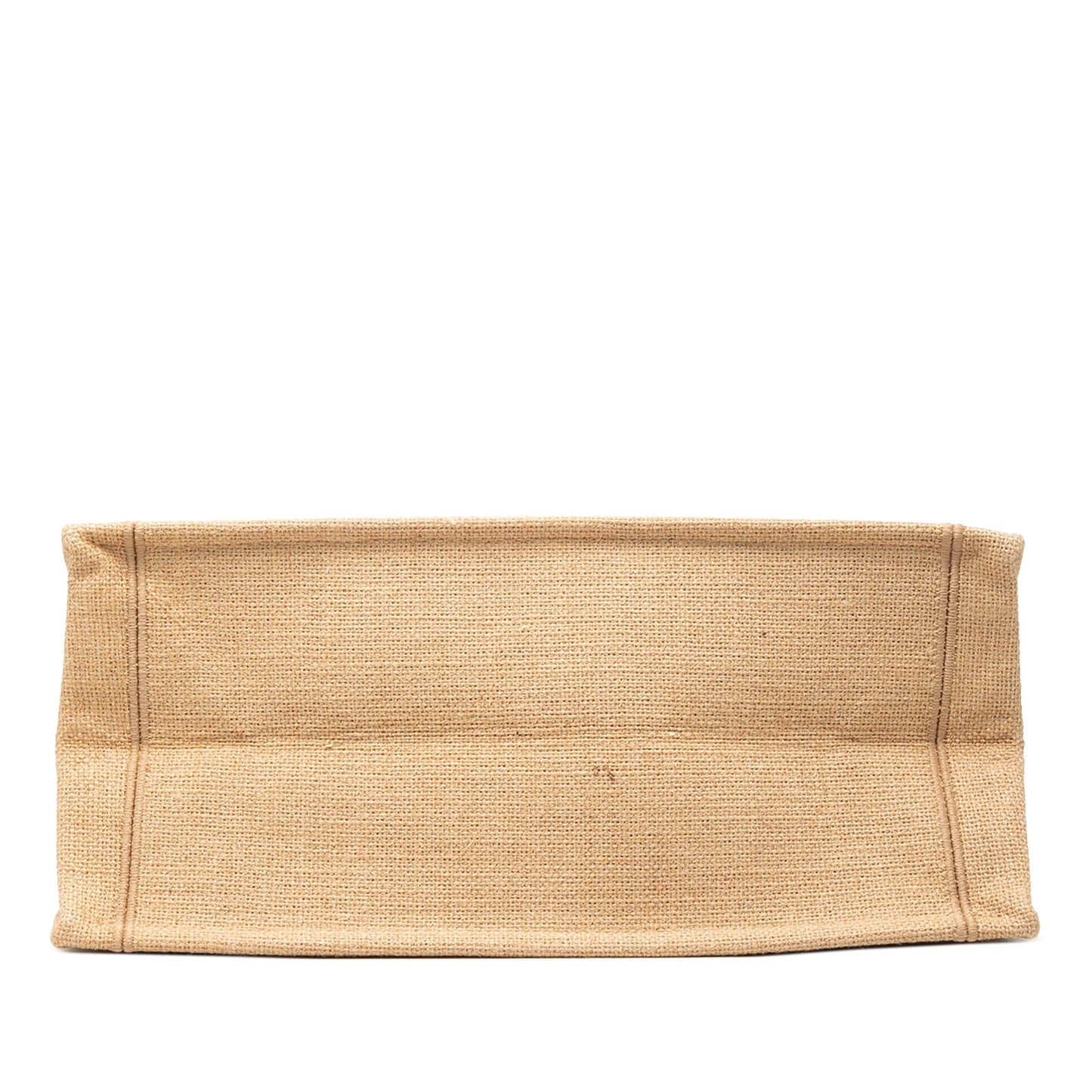 Dior Medium Jute Embroidered Book Tote