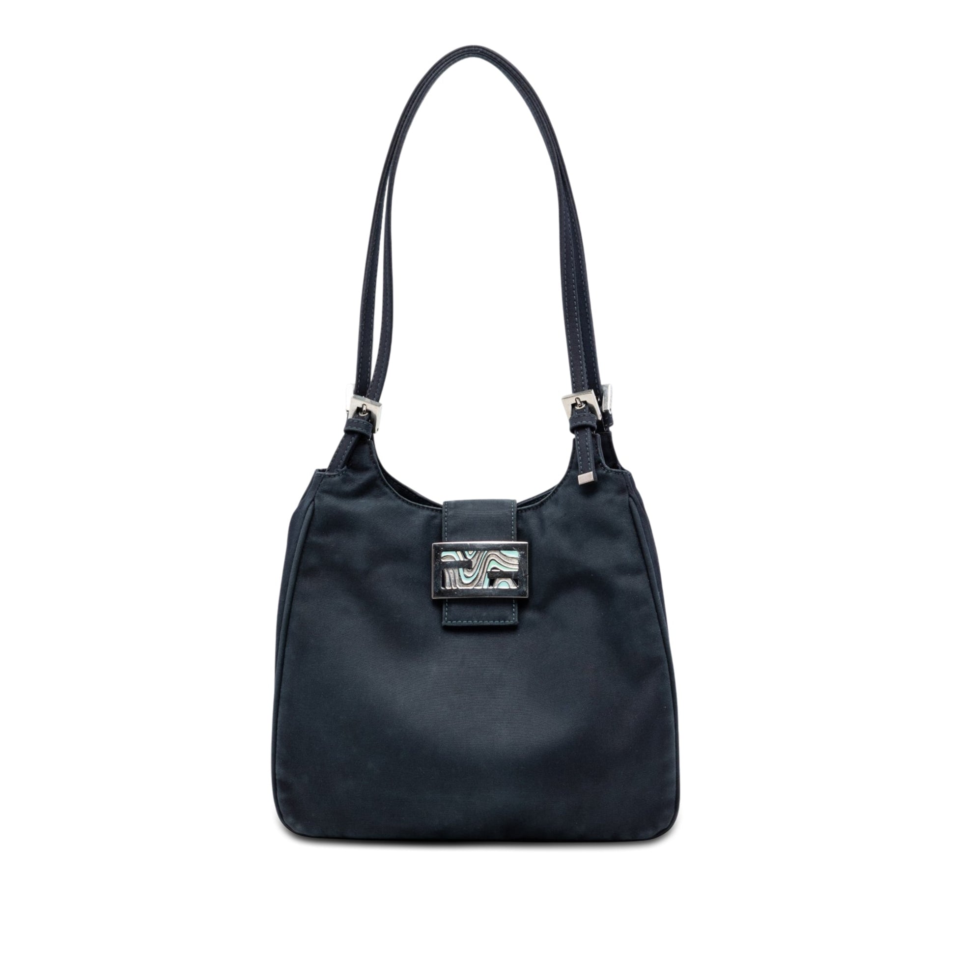 Fendi Canvas FF Marble Shoulder Bag