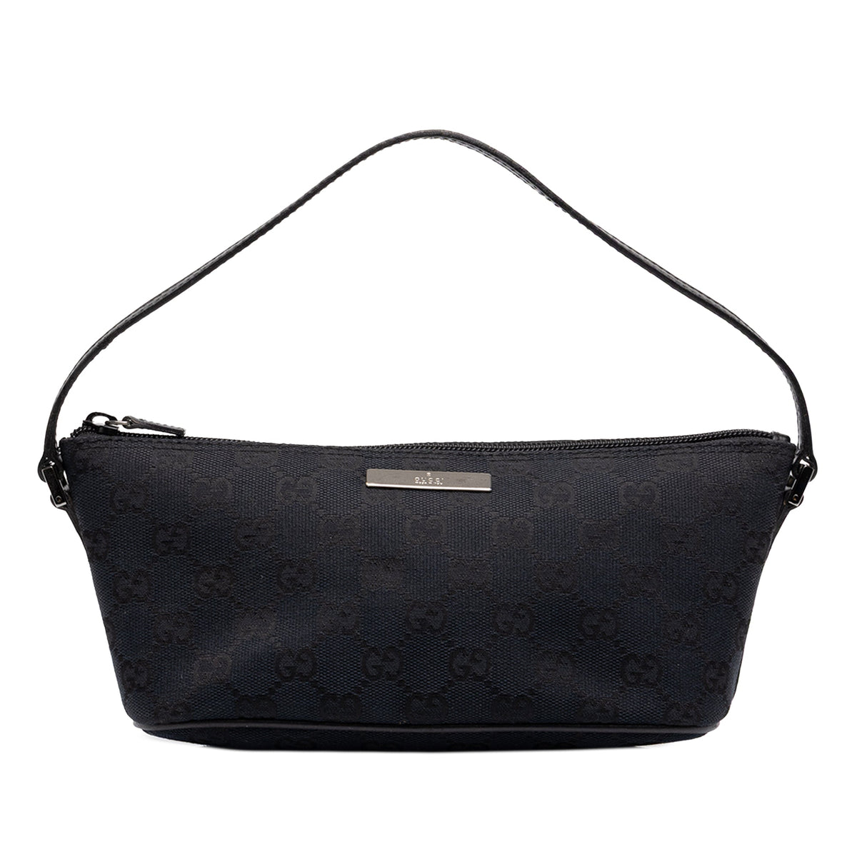 Gucci GG Canvas Boat — Black