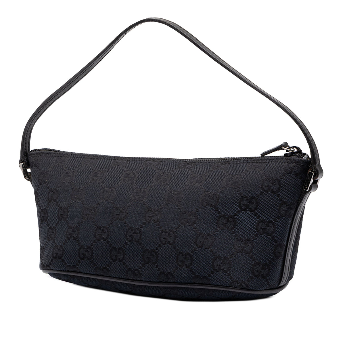 Gucci GG Canvas Boat — Black