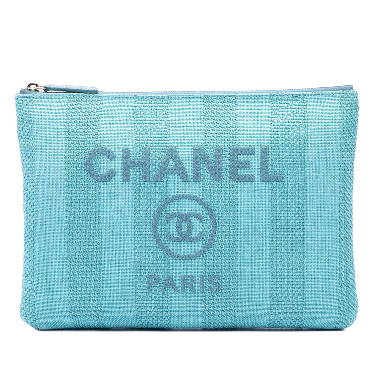 Chanel Medium Tweed Deauville O Case Clutch