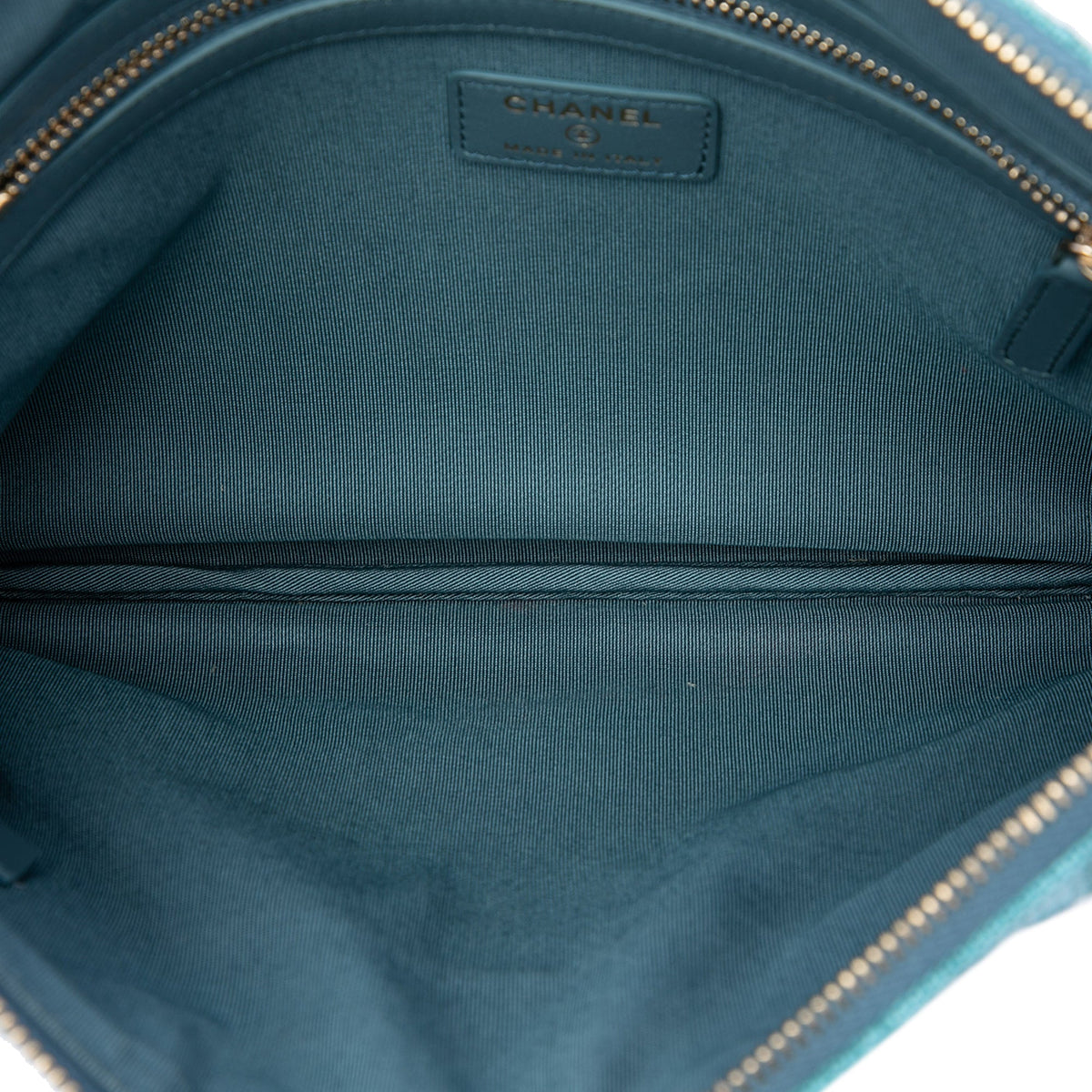 Chanel Medium Tweed Deauville O Case Clutch