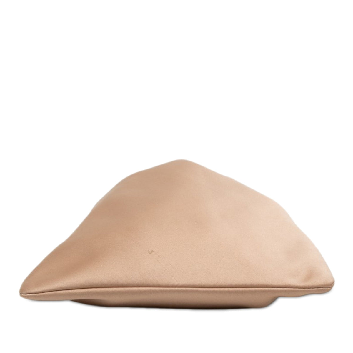 Saint Laurent Satin Monogram Evening Pouch — Brown