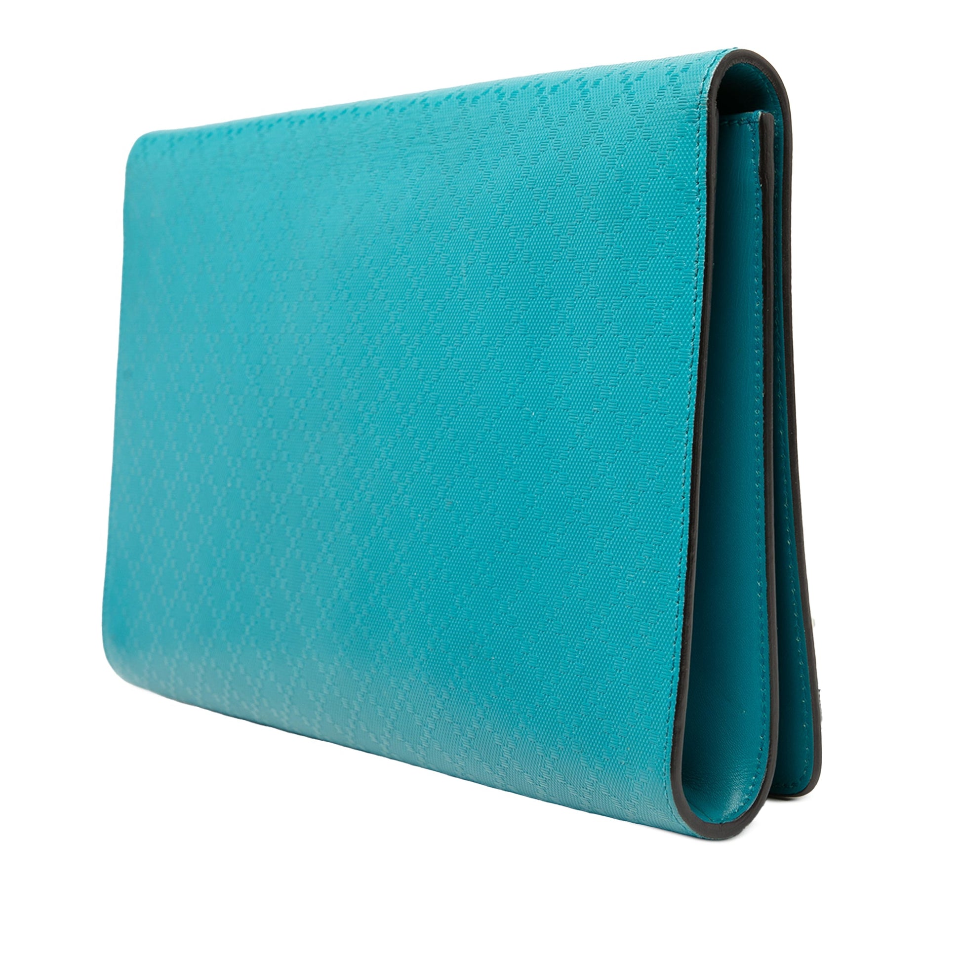 Diamante Bright Leather Clutch