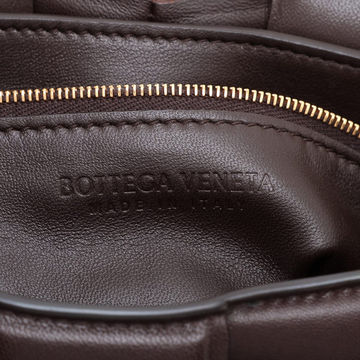 Bottega Veneta Nappa Intrecciato Padded Chain Cassette Satchel — Brown