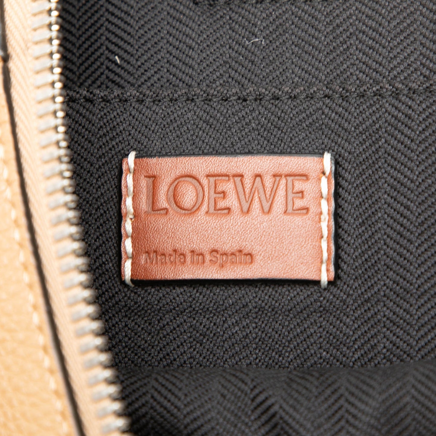 LOEWE Paulas Ibiza Large Leather Lion and Floral Print Goya Backpack