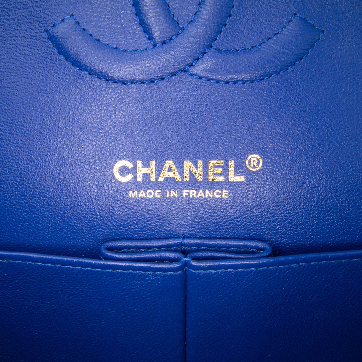 Chanel Medium Classic Chevron Lambskin Double Flap