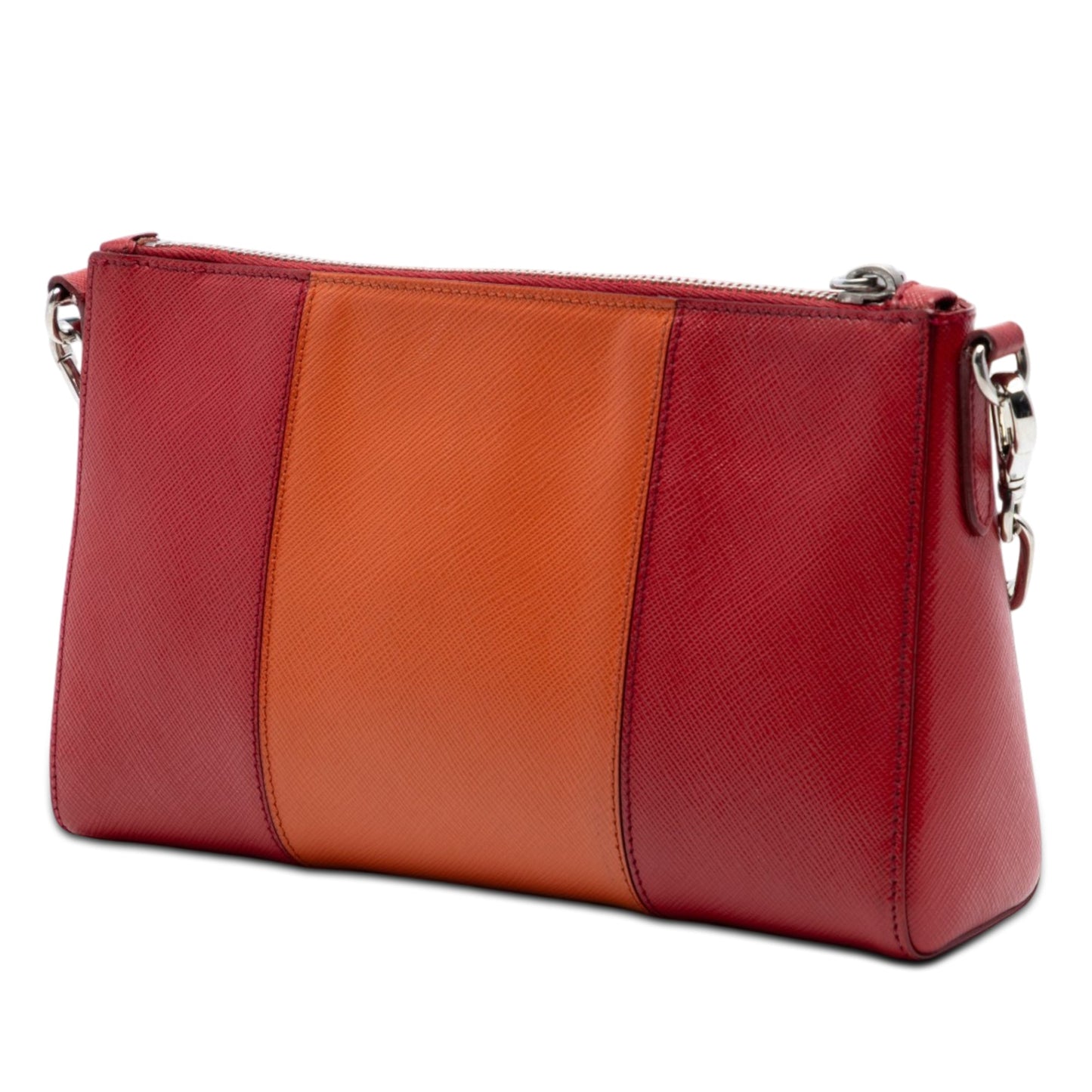 Prada Bicolor Saffiano Lux Crossbody