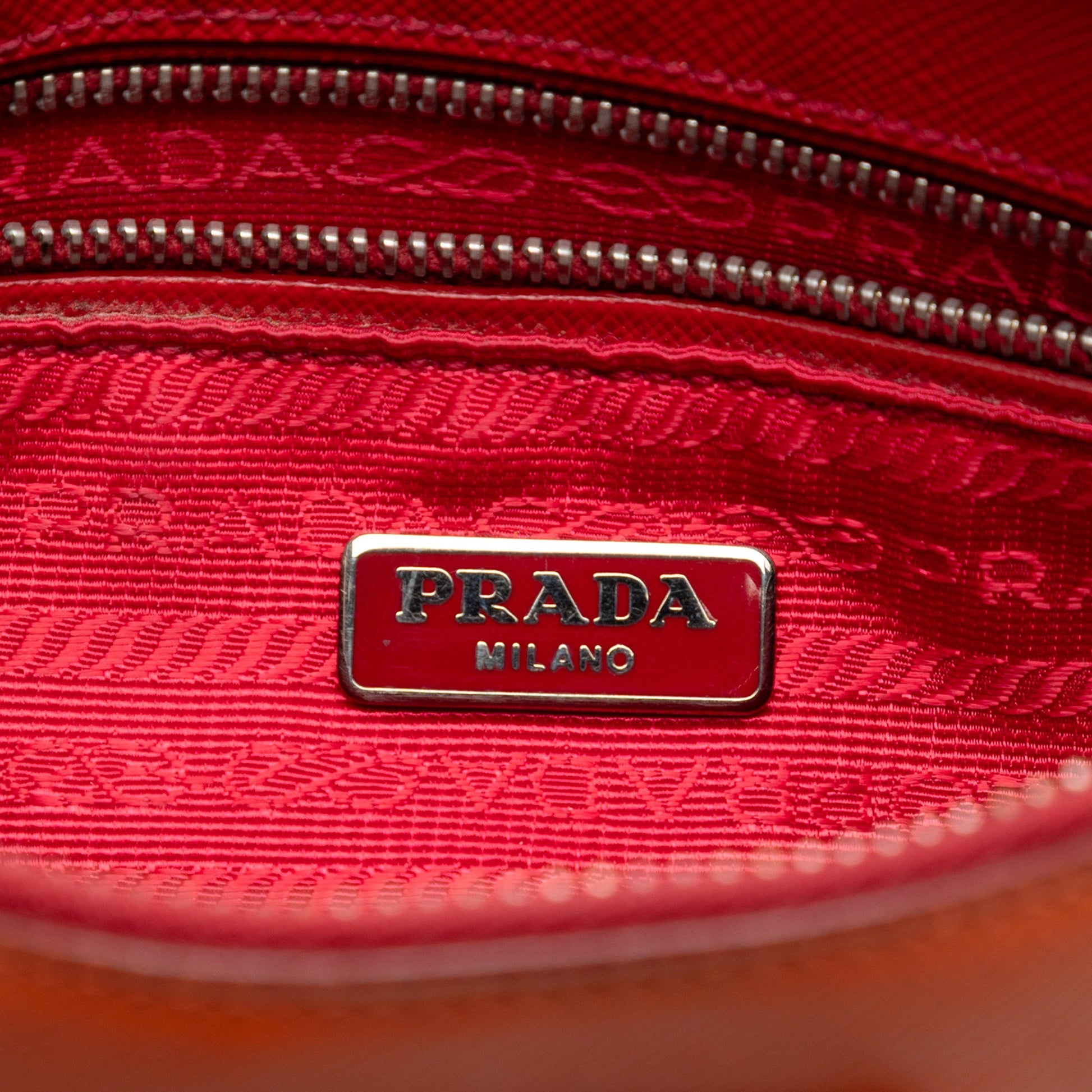 Prada Bicolor Saffiano Lux Crossbody