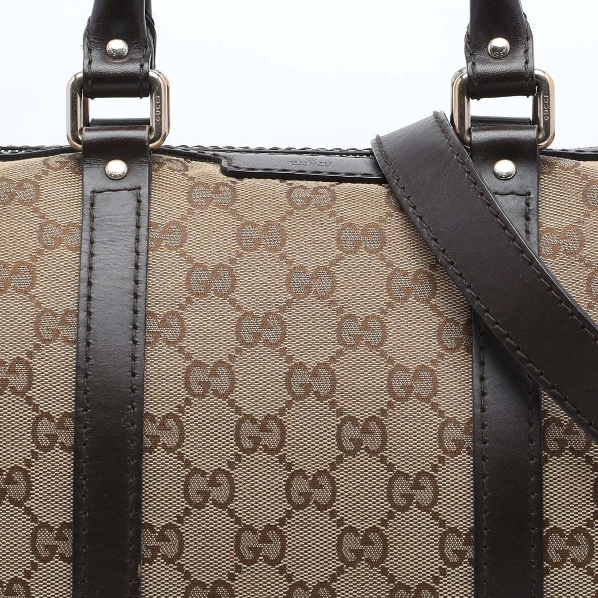 Gucci Medium GG Canvas Joy Boston Bag
