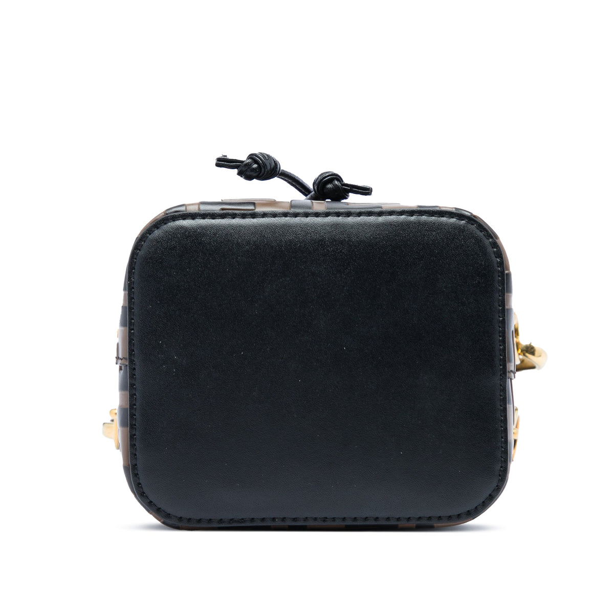 Fendi Mini FF 1974 Embossed Leather Mon Tresor Bucket Bag