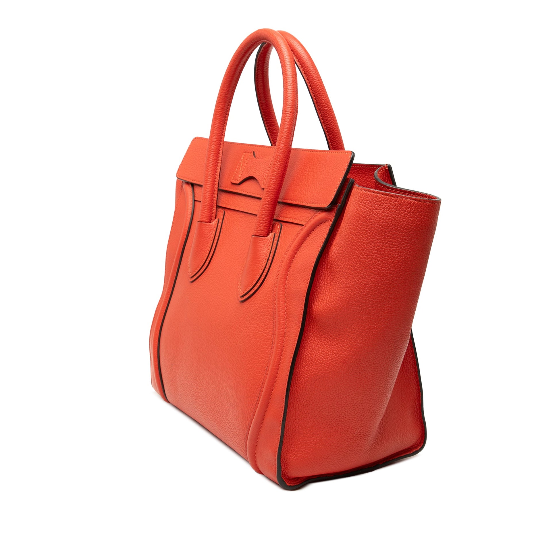 Celine Mini Leather Luggage Tote