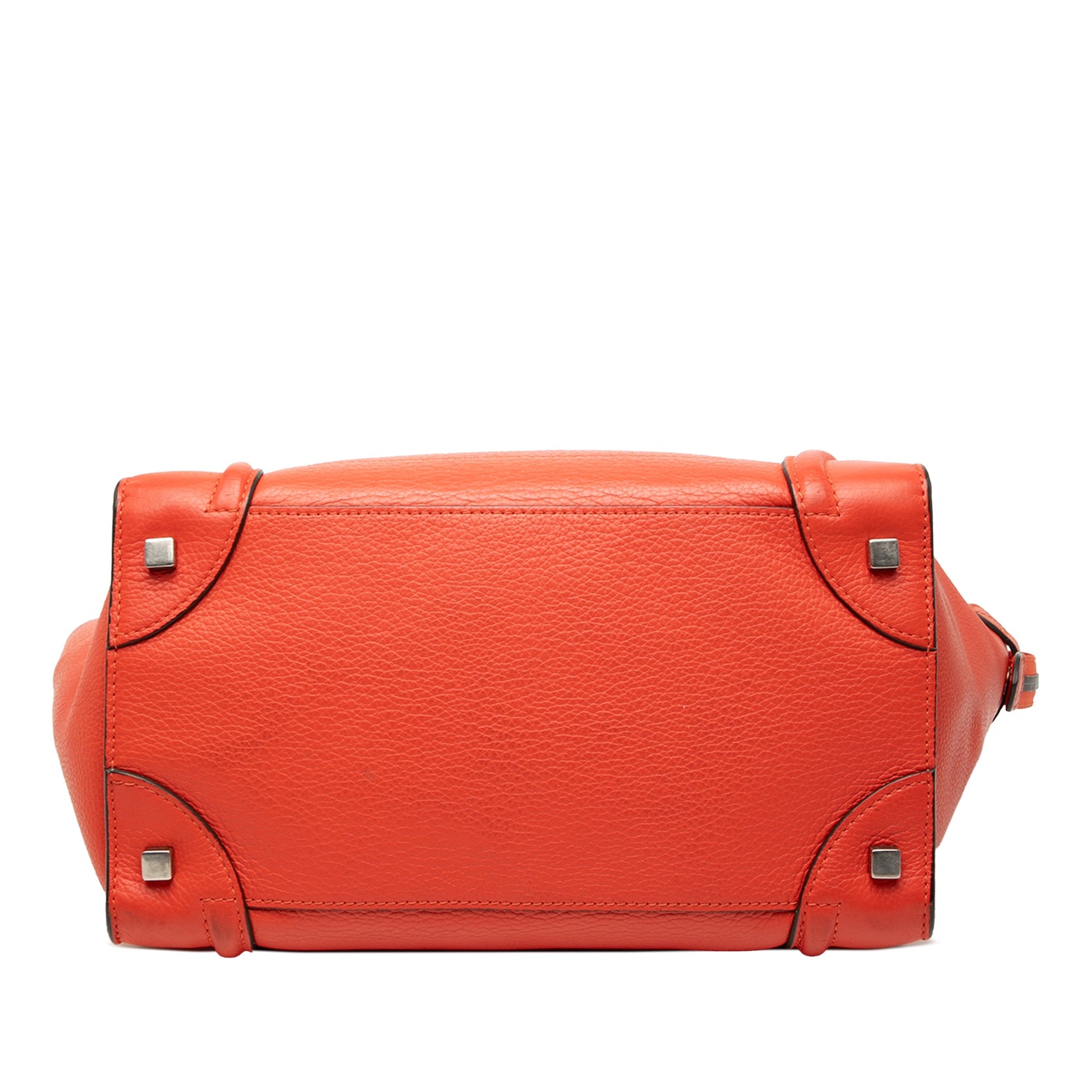 Celine Mini Leather Luggage Tote