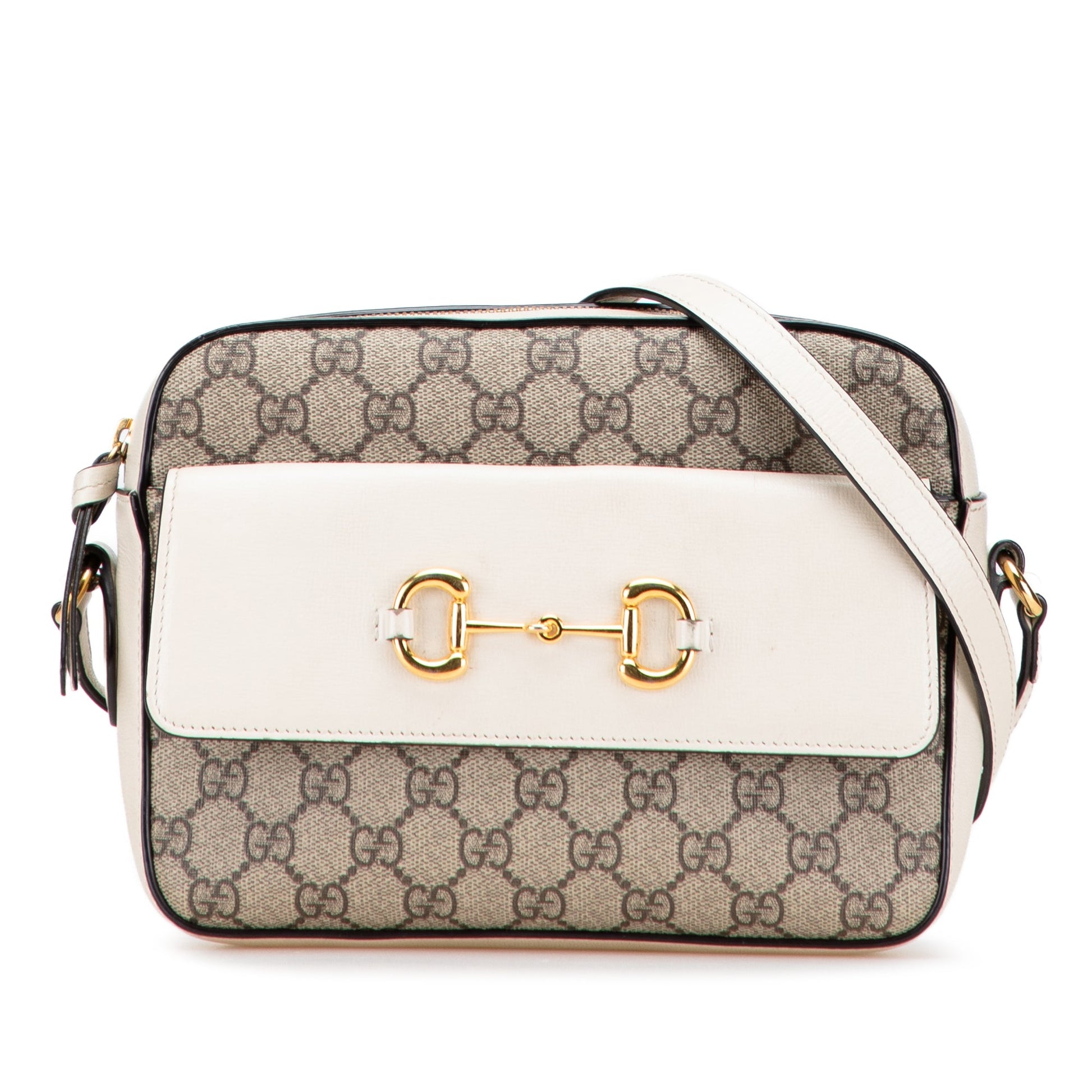 Gucci Small GG Supreme Horsebit 1955 Crossbody