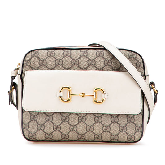Gucci Small GG Supreme Horsebit 1955 Crossbody