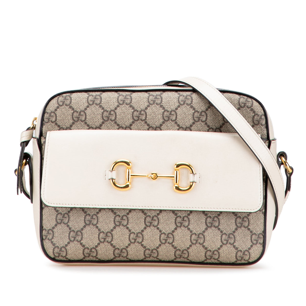 Gucci Small GG Supreme Horsebit 1955 Crossbody