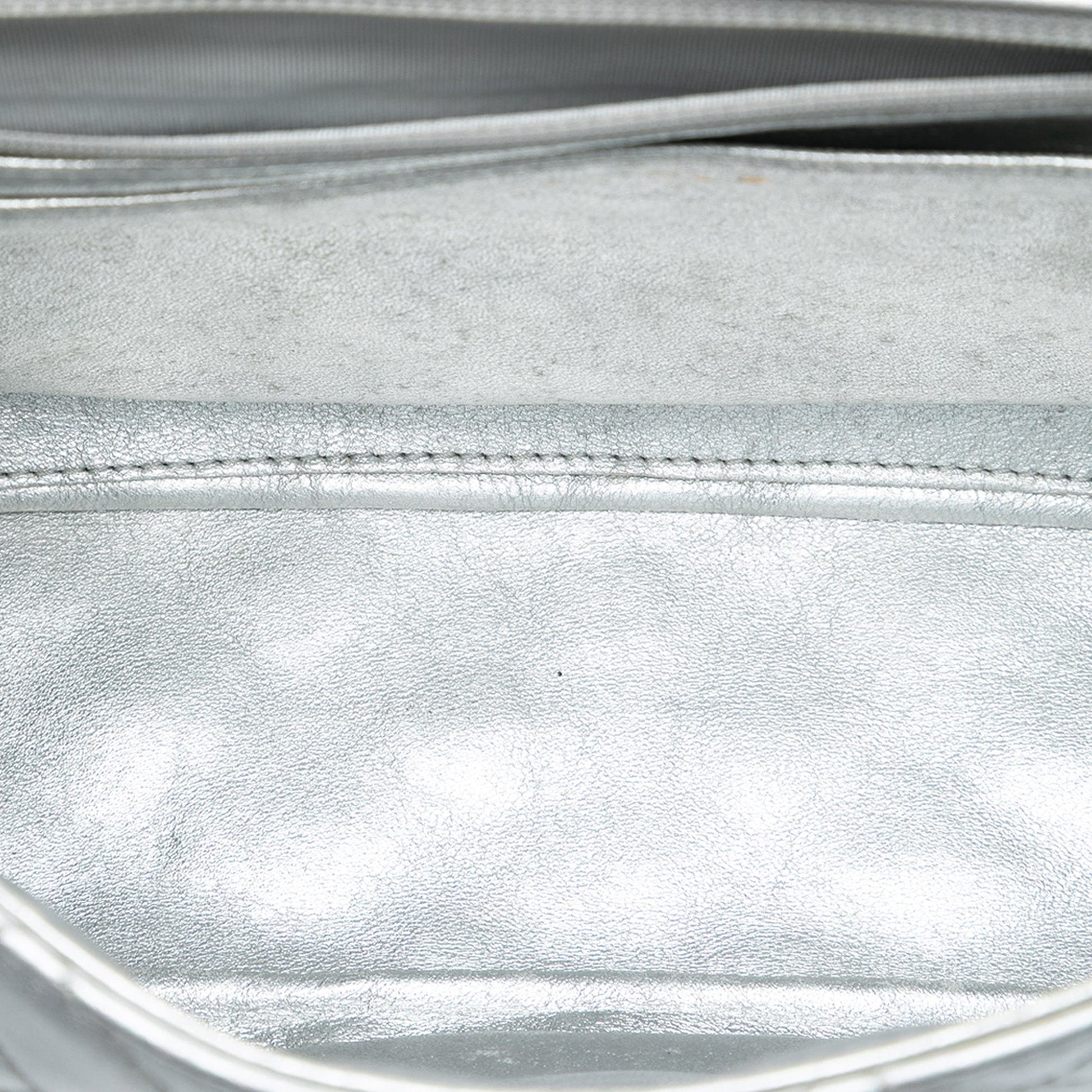 Chanel Jumbo Classic Metallic Lambskin Single Flap