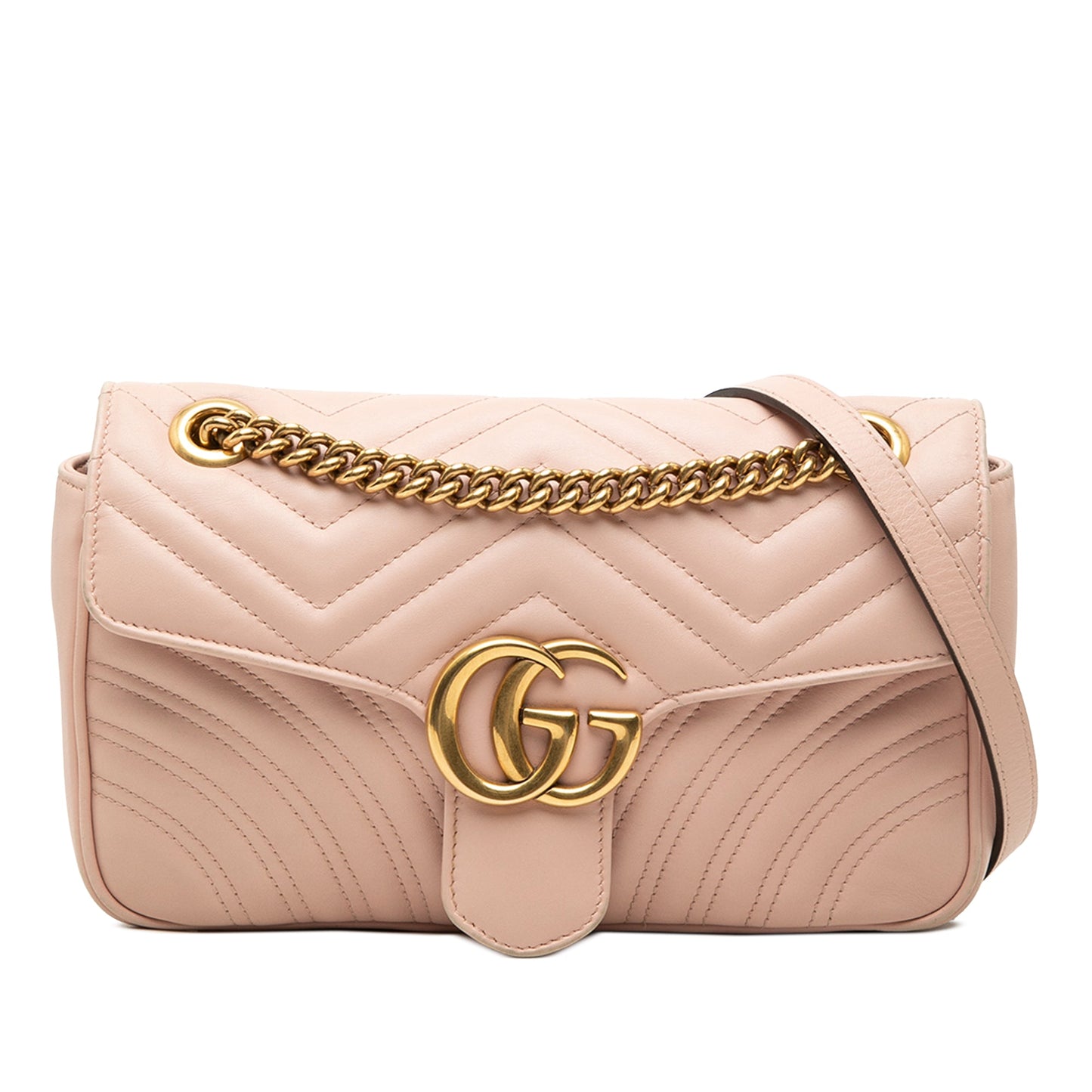 Gucci Medium GG Marmont Matelasse Leather Shoulder Bag