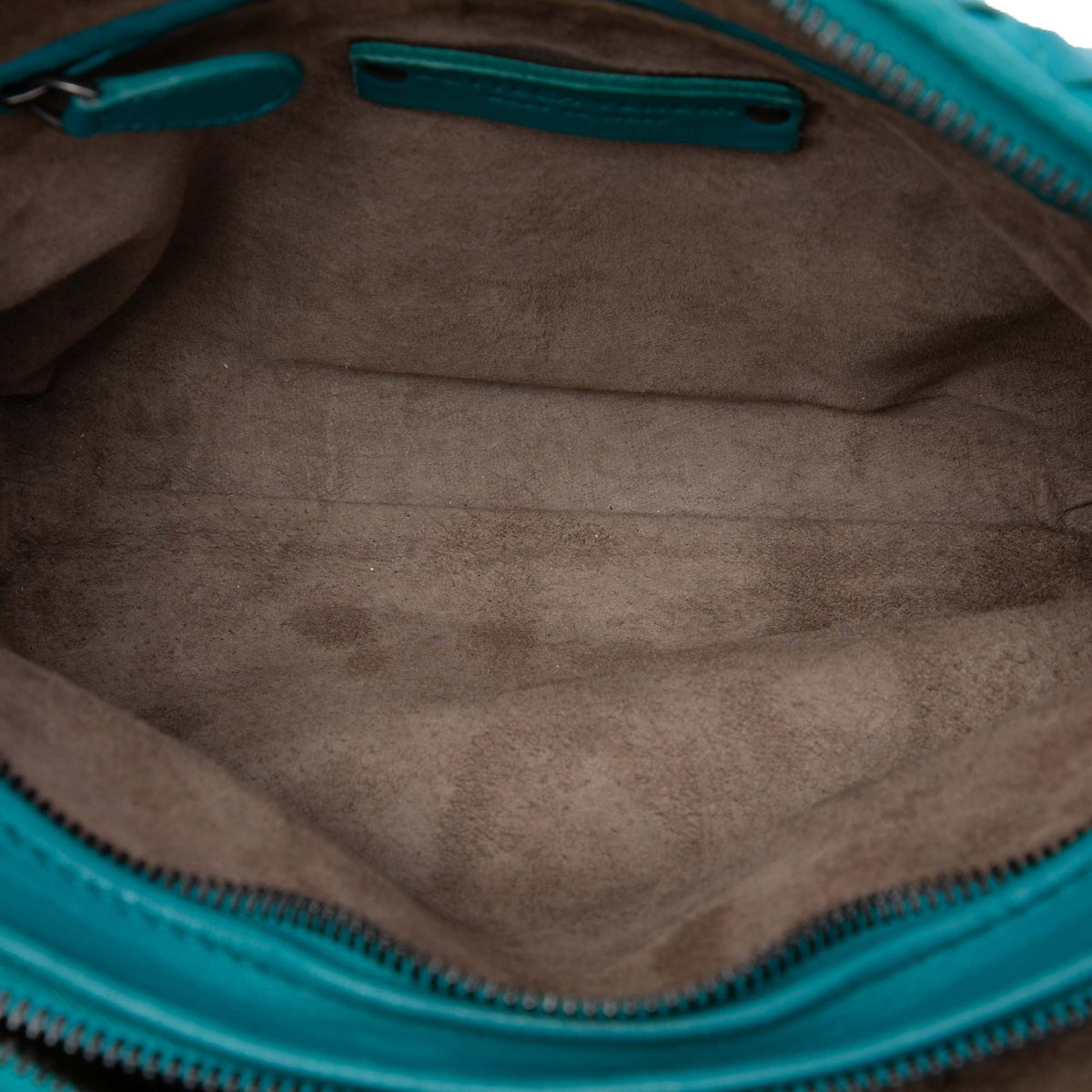 Bottega Veneta Mini Nappa Intrecciato Nodini Double Zip Crossbody