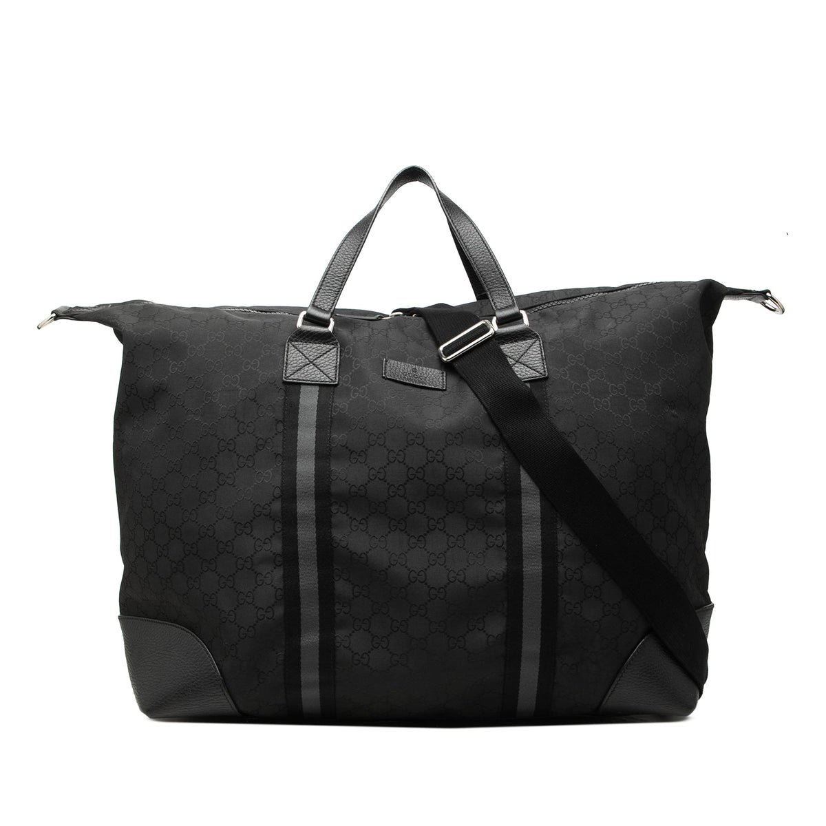 Gucci XL GG Nylon Web Duffle Bag