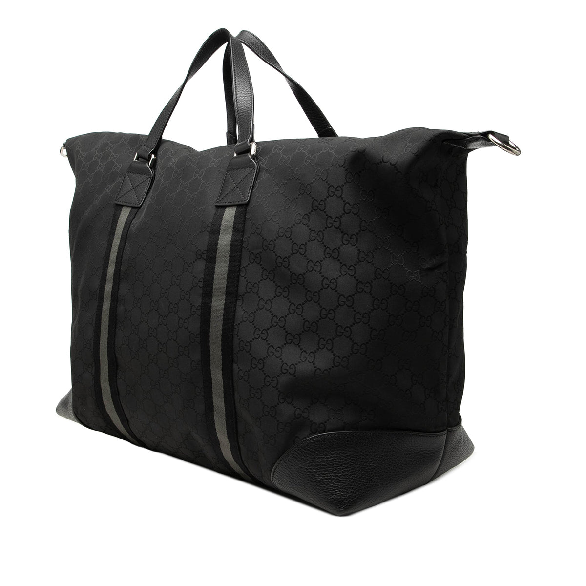 Gucci XL GG Nylon Web Duffle Bag
