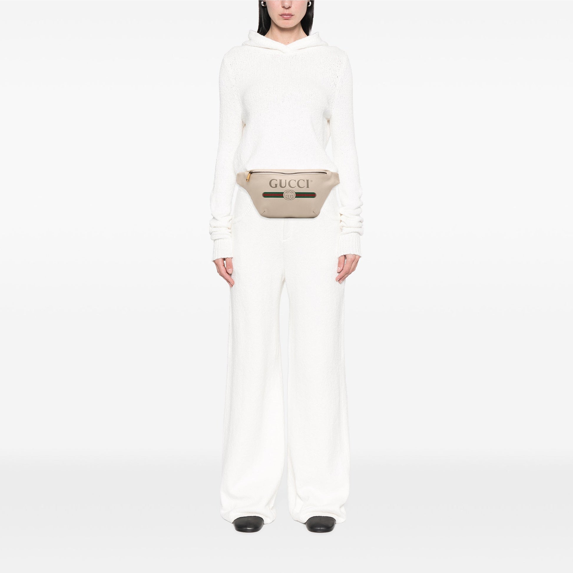 Gucci Leather Logo Belt Bag