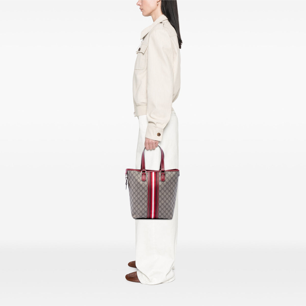 Gucci GG Supreme Web Tote