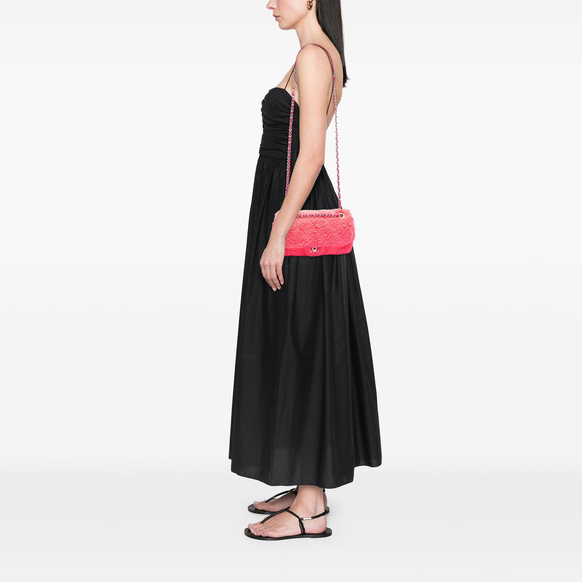 Chanel Medium Quilted Terry Cloth Coco Beach Flap