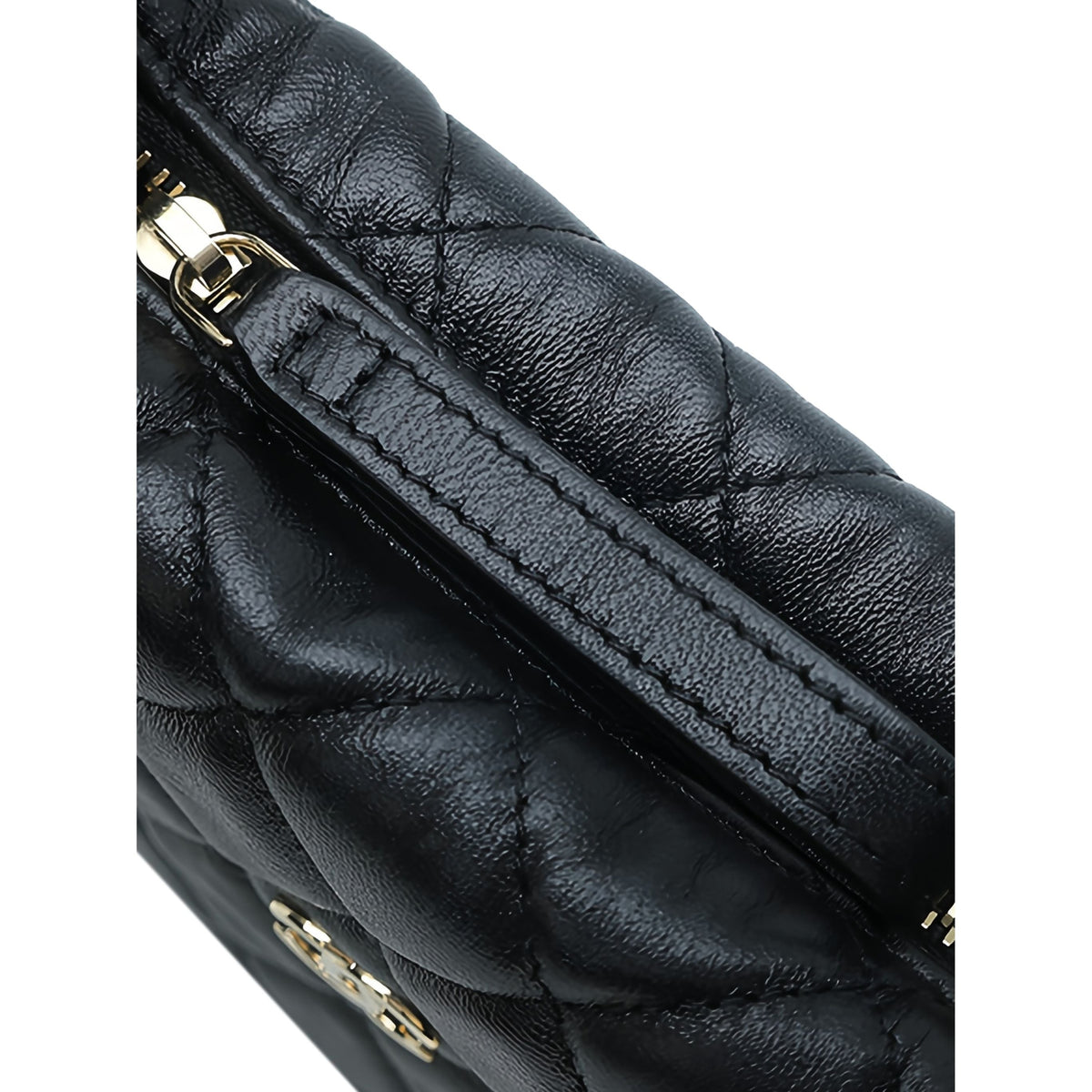 Chanel Mini Quilted Lambskin Chain Around Pouch — Black