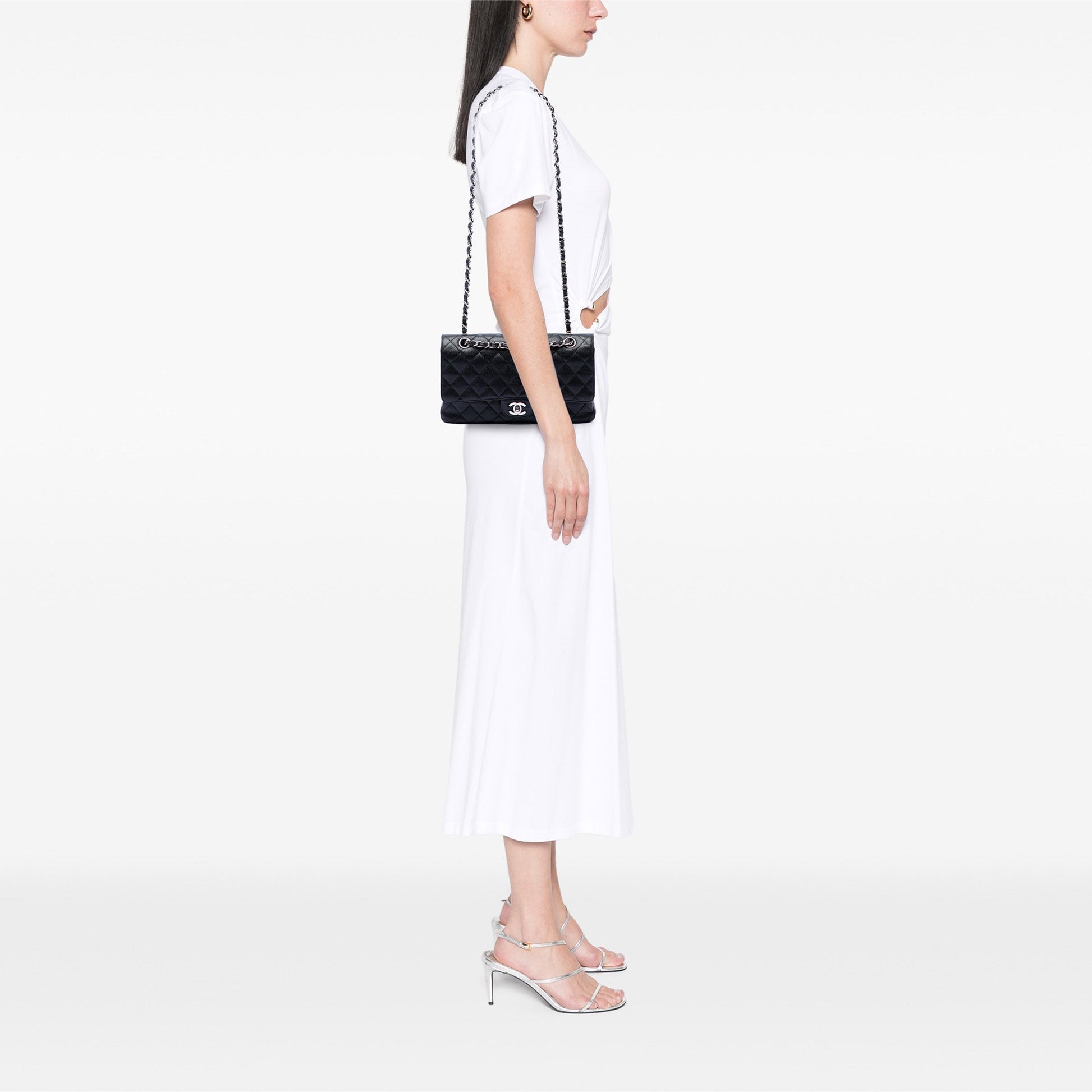 Chanel Medium Classic Caviar Double Flap