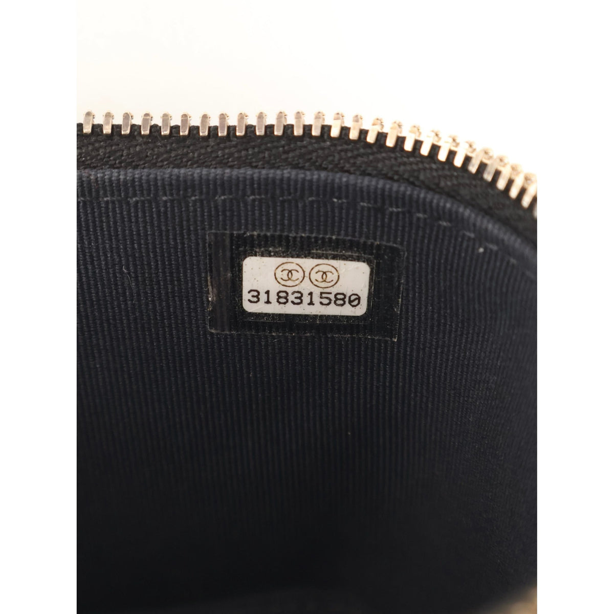 Chanel Mini CC Quilted Lambskin Top Handle Vanity Case With Chain — Black