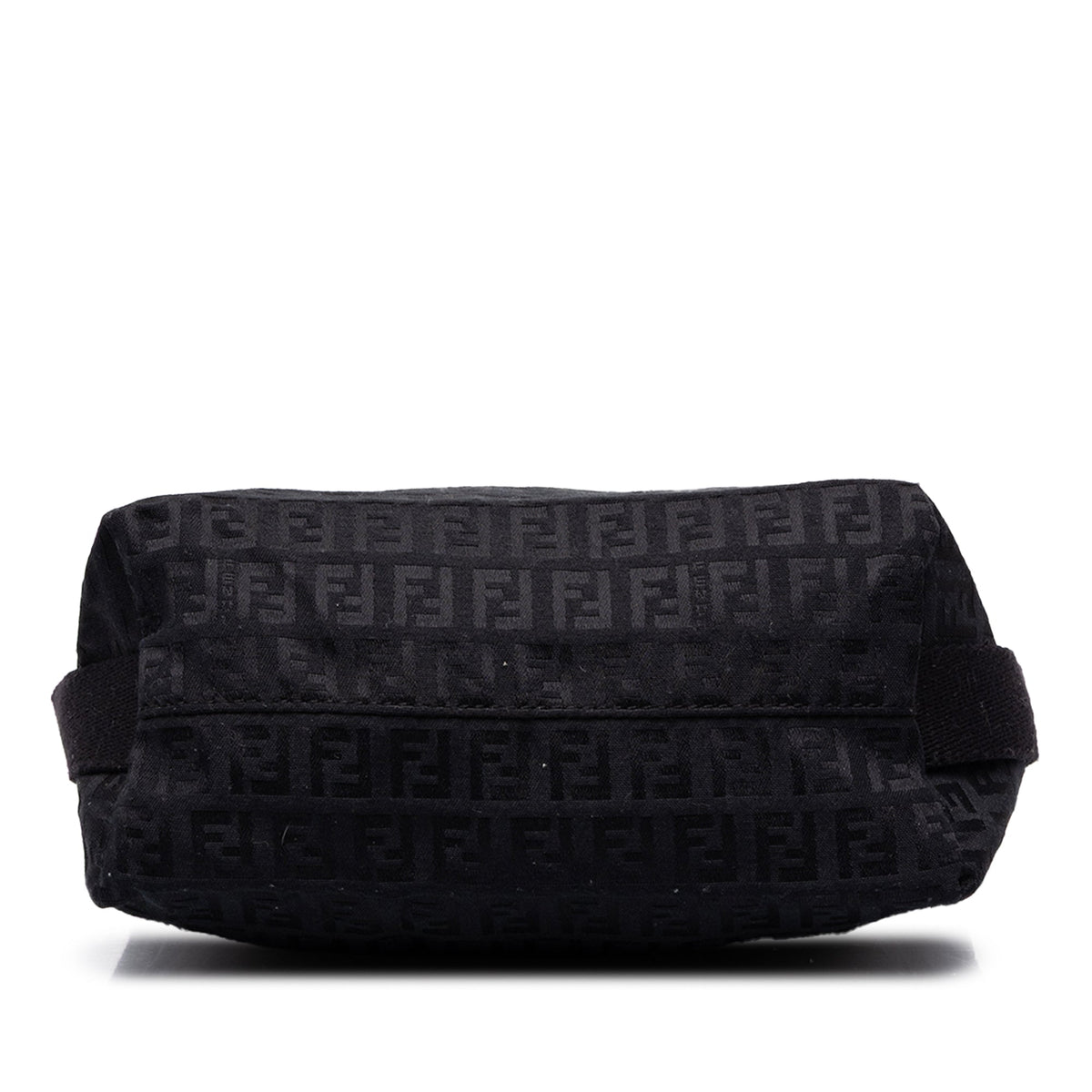 Fendi Small Zucchino Canvas Crossbody — Black