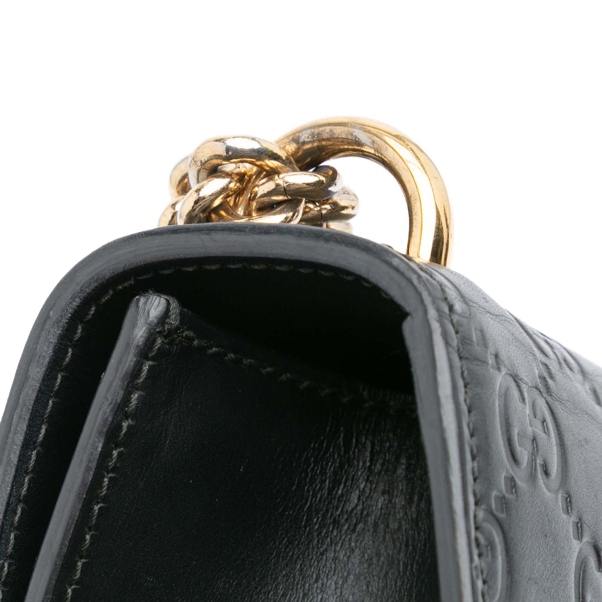 Gucci Small Guccissima Padlock Crossbody