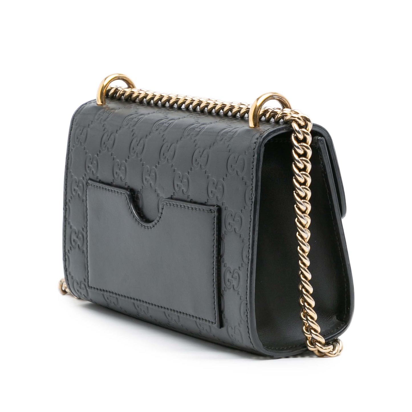 Gucci Small Guccissima Padlock Crossbody