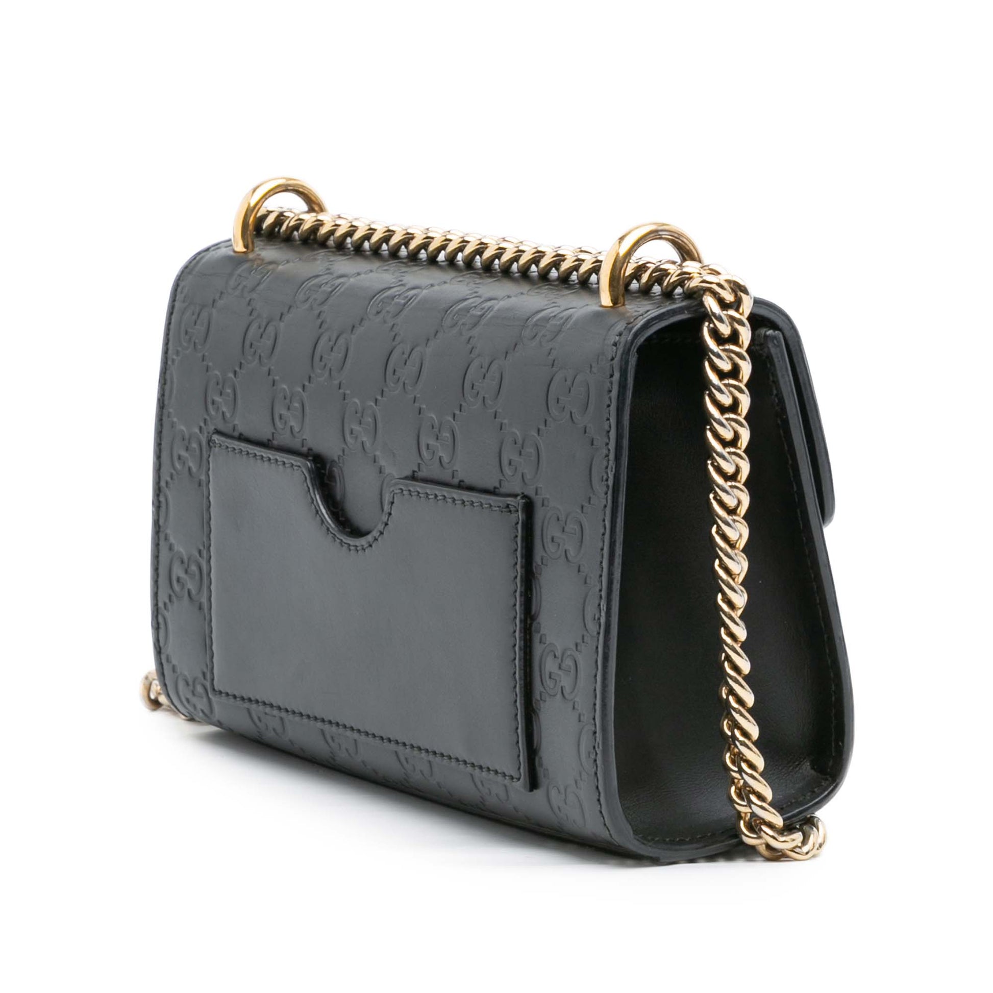 Gucci Small Guccissima Padlock Crossbody
