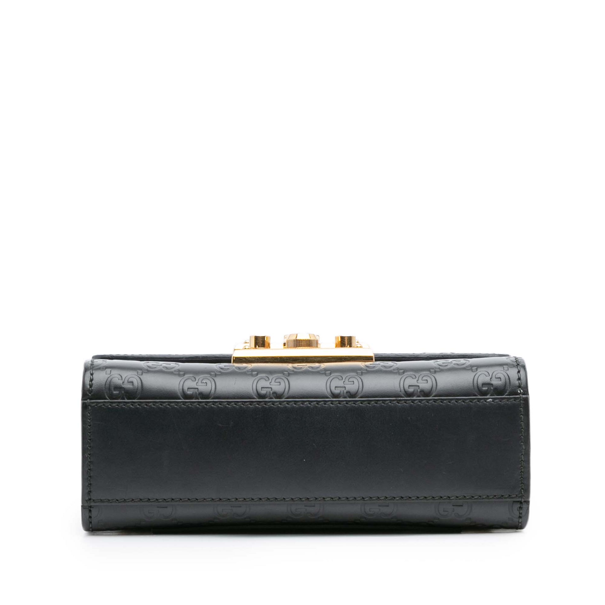 Gucci Small Guccissima Padlock Crossbody