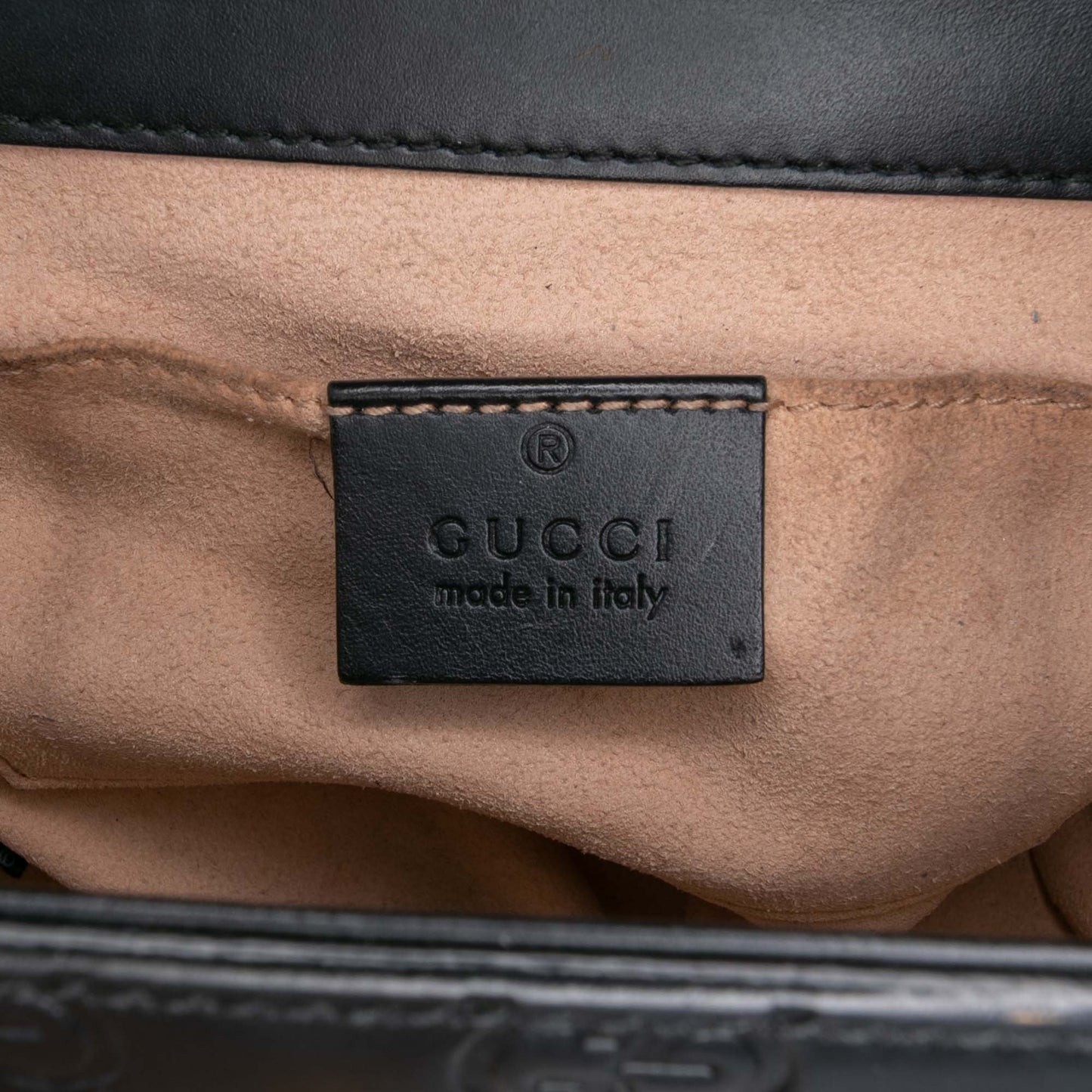 Gucci Small Guccissima Padlock Crossbody