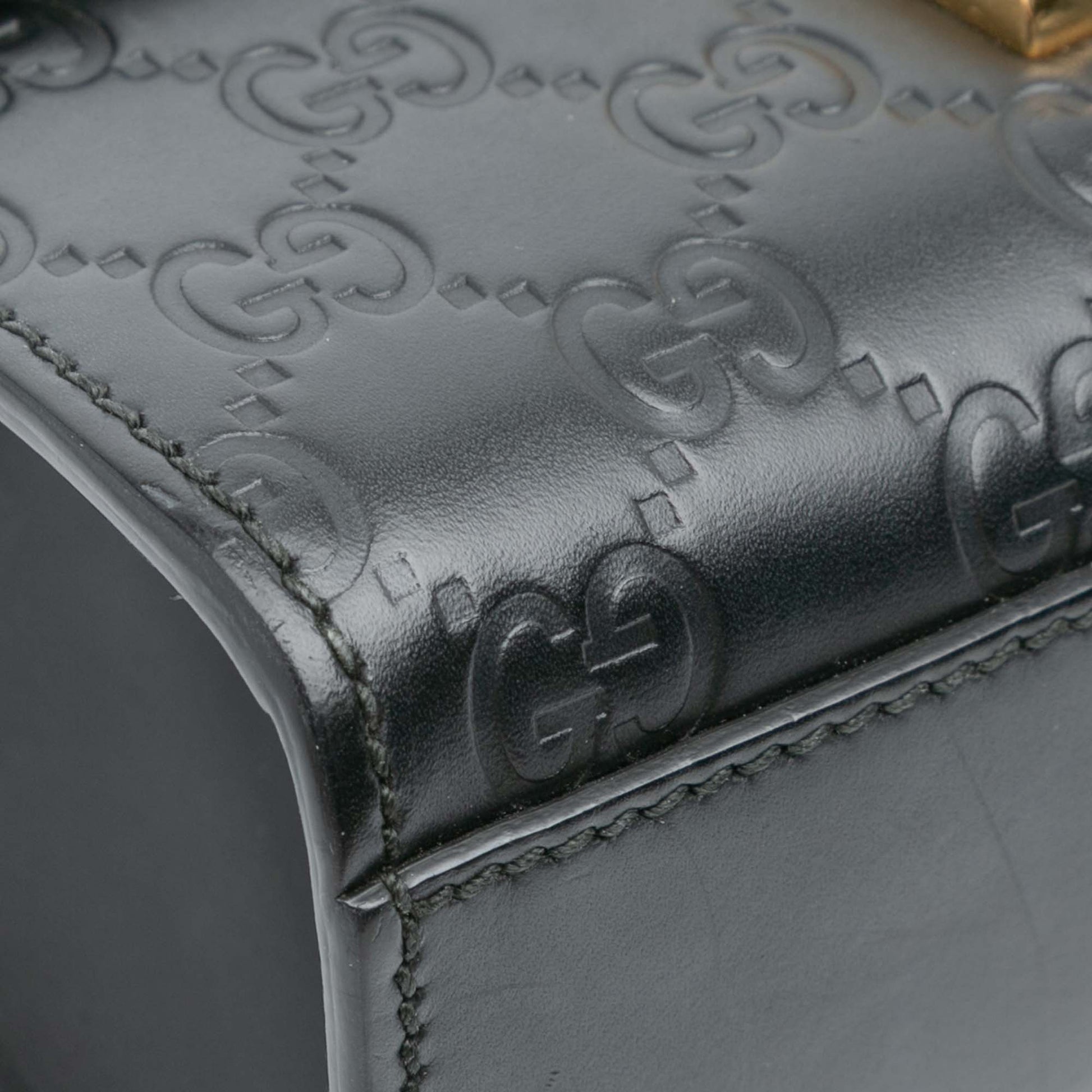 Gucci Small Guccissima Padlock Crossbody
