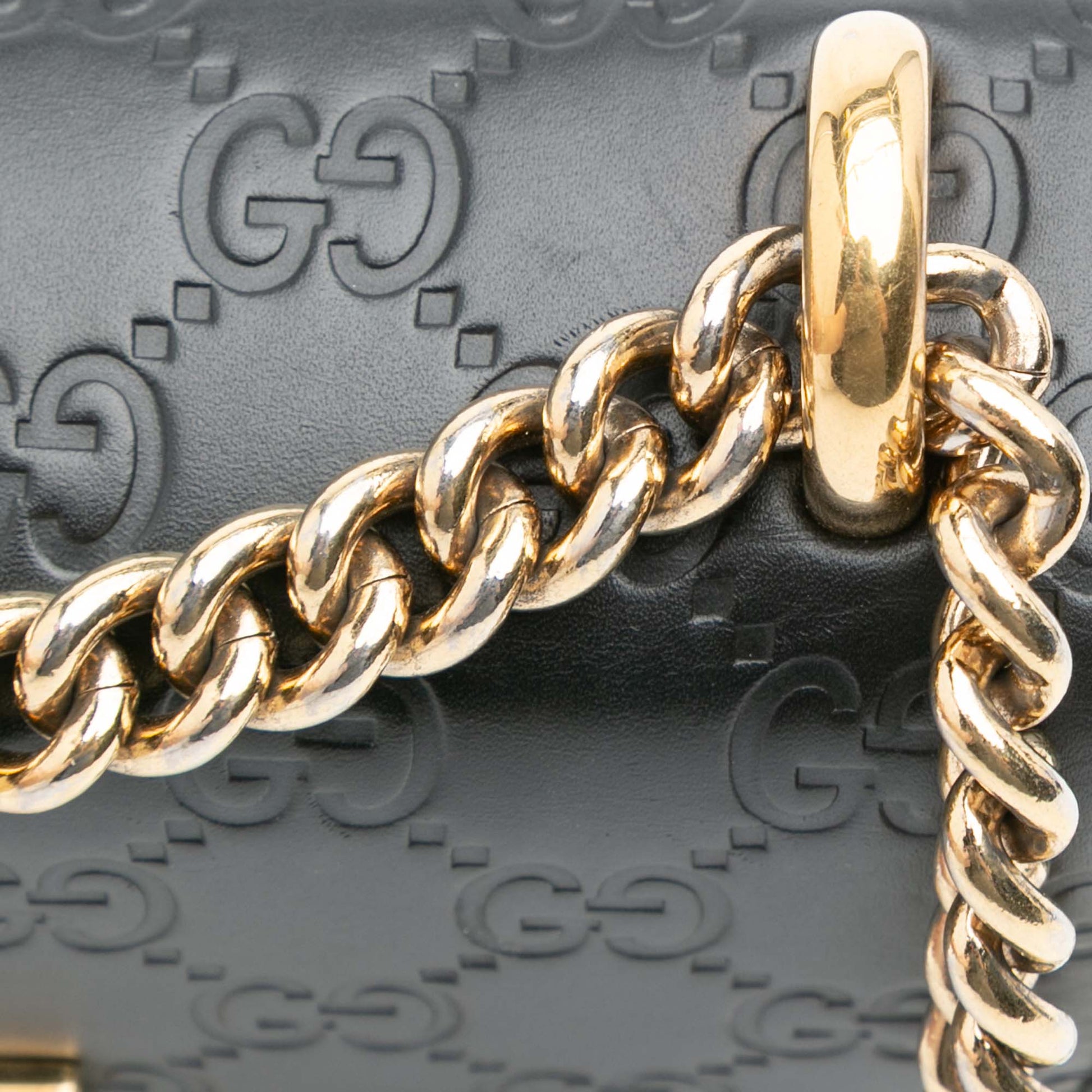 Gucci Small Guccissima Padlock Crossbody