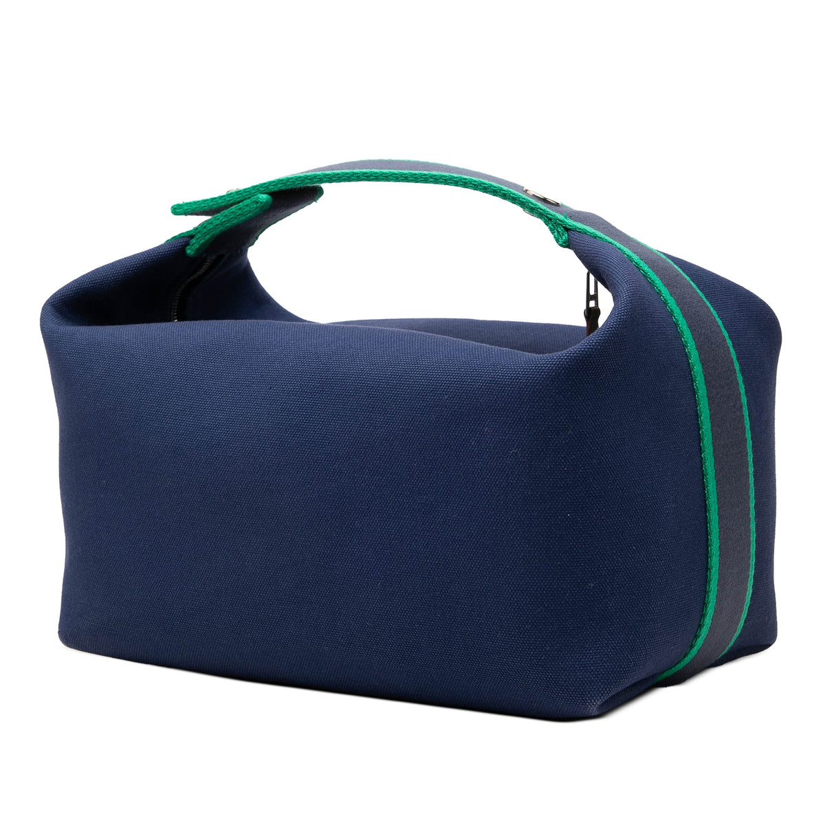 Hermès Small Toile Bride A Brac Case — Blue
